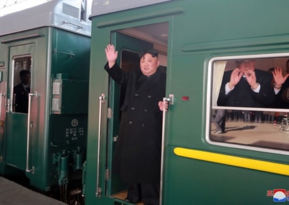 Chủ tịch Kim Jong-un tới Việt Nam họp thượng đỉnh Mỹ-Triều bằng tàu bọc...
